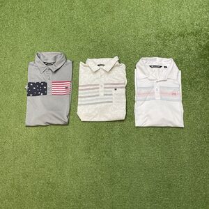 Travis Matthew SEA TO SEA 2.0 POLO Bundle (3) Sz Medium